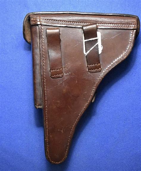 The HOLSTER is in a good condition and is BLACK color in front and brown in the back. . Ww1 luger holster makers
